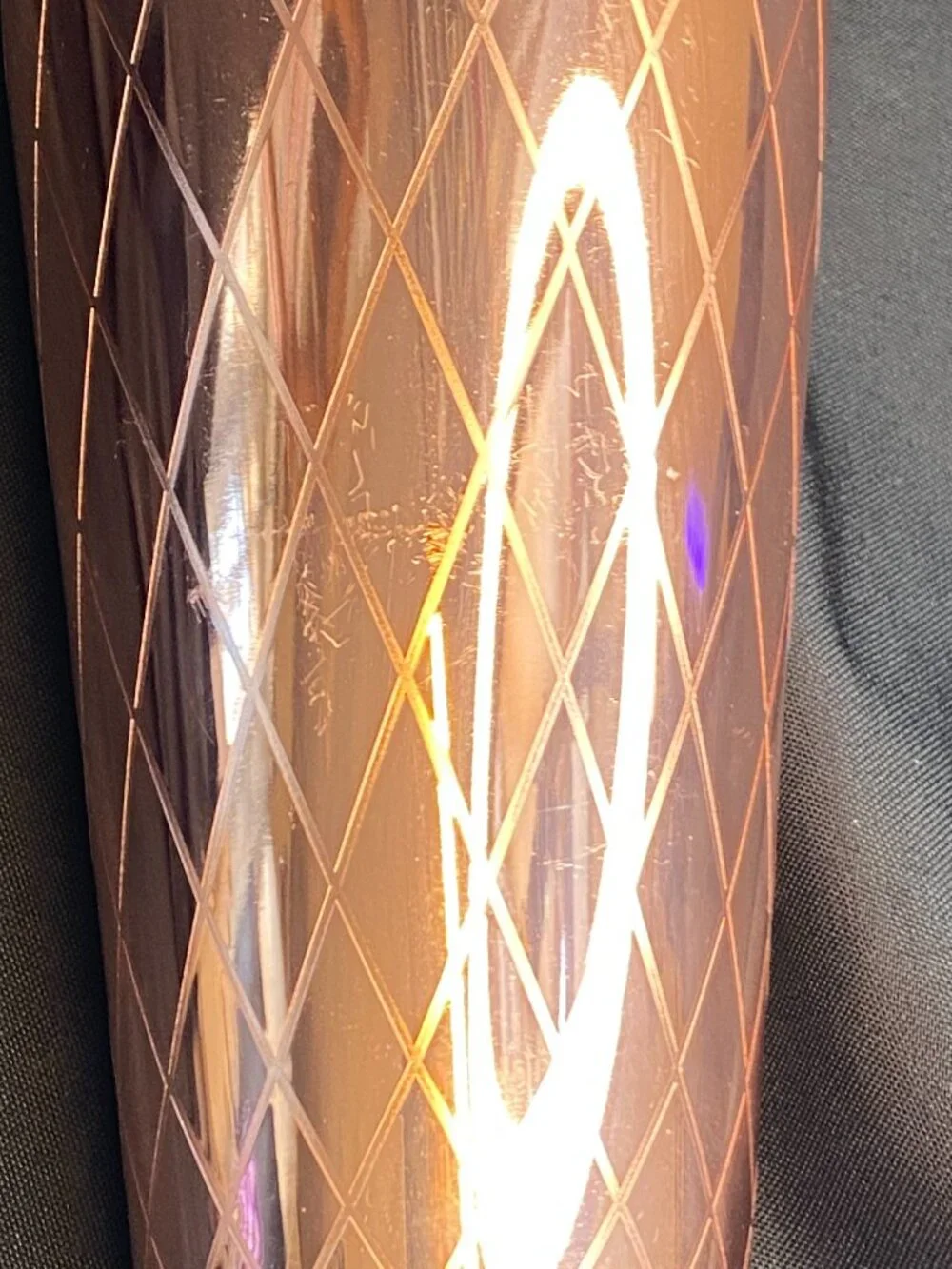 VonShef Rose-Copper Etched Parisian Cocktail Shaker